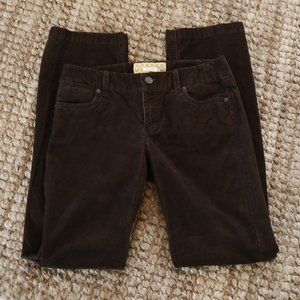 J.CREW Rich Brown Bootcut Retro Corduroy Pants 6R